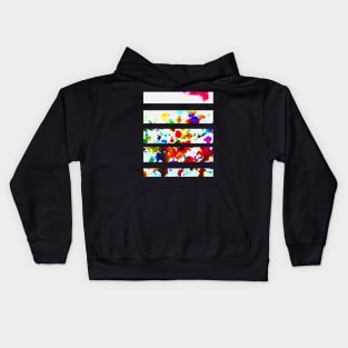 Watercolor Stripes Kids Hoodie